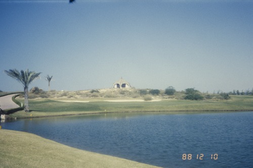 121_ＵＡＥ　'88.12月 ⑧ イスラム墓地　らくだ基地　息子孫との１日