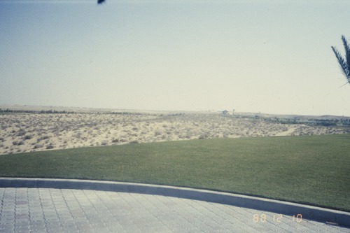 121_ＵＡＥ　'88.12月 ⑧ イスラム墓地　らくだ基地　息子孫との１日