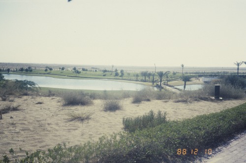 121_ＵＡＥ　'88.12月 ⑧ イスラム墓地　らくだ基地　息子孫との１日