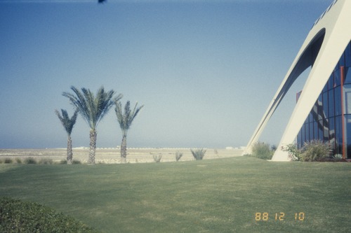 121_ＵＡＥ　'88.12月 ⑧ イスラム墓地　らくだ基地　息子孫との１日