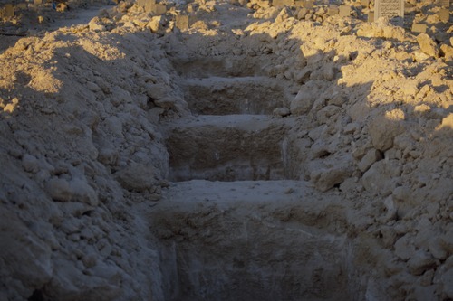 121_ＵＡＥ　'88.12月 ⑧ イスラム墓地　らくだ基地　息子孫との１日