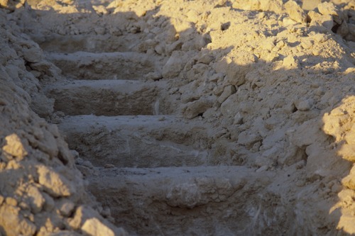 121_ＵＡＥ　'88.12月 ⑧ イスラム墓地　らくだ基地　息子孫との１日