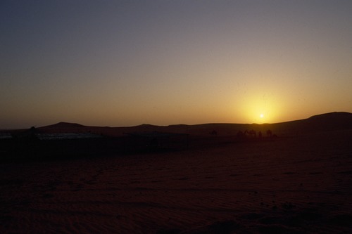 121_ＵＡＥ　'88.12月 ⑧ イスラム墓地　らくだ基地　息子孫との１日