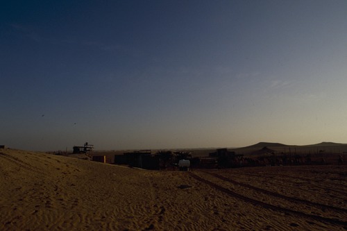 121_ＵＡＥ　'88.12月 ⑧ イスラム墓地　らくだ基地　息子孫との１日