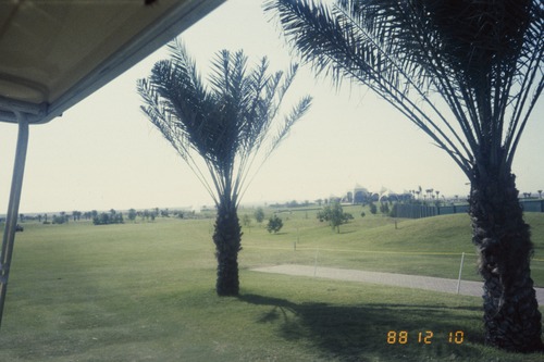 121_ＵＡＥ　'88.12月 ⑧ イスラム墓地　らくだ基地　息子孫との１日