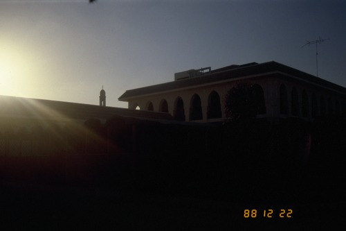 121_ＵＡＥ　'88.12月 ⑧ イスラム墓地　らくだ基地　息子孫との１日