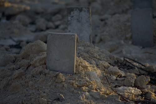 121_ＵＡＥ　'88.12月 ⑧ イスラム墓地　らくだ基地　息子孫との１日