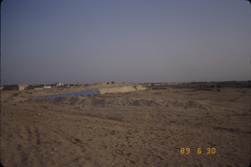 139_UAE '89.7.3頃 ① アラビア風邸宅、ラシドアブダッラー邸 噴水　女のつどい　金庭